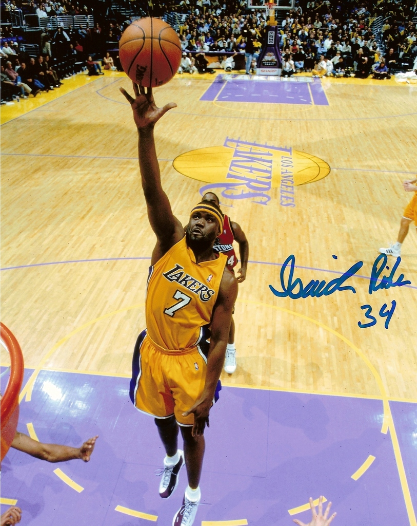 Isaiah Rider Signed Los Angeles Lakers Jersey (PSA COA) 2001 World Cha –  Super Sports Center